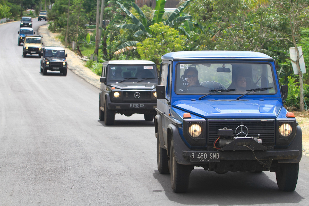 Turing Akhir Tahun, Mercedes Jip Indonesia Gelar 'Tour de Celebes'  