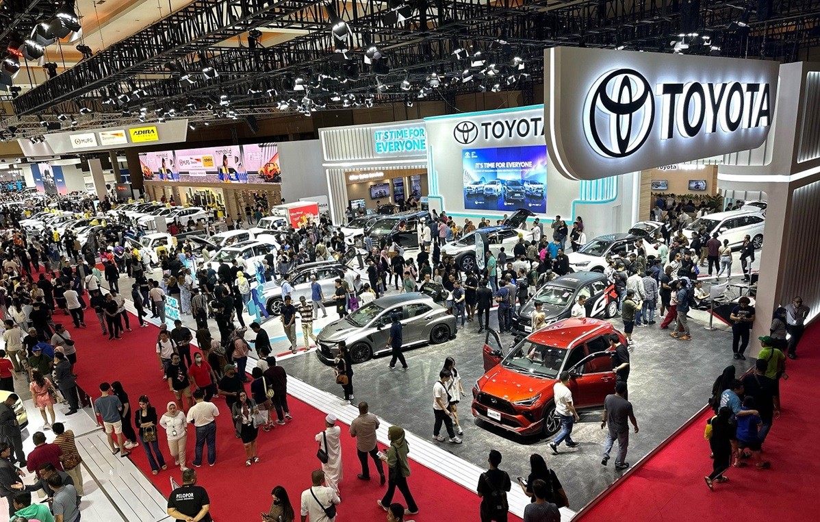 IIMS 2024, Toyota Catatkan 1.947 Surat Pemesanan Kendaraan  