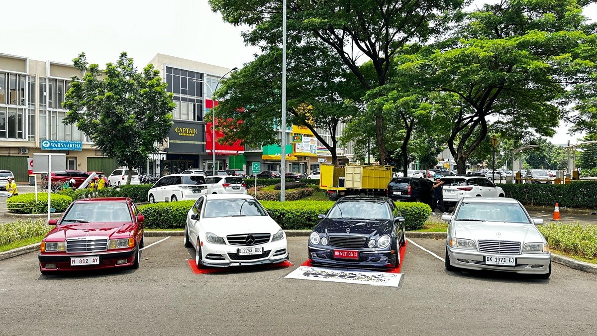 Puluhan Klub Mercedes-Benz Tumplek di Bentang Jabar Ngariung  
