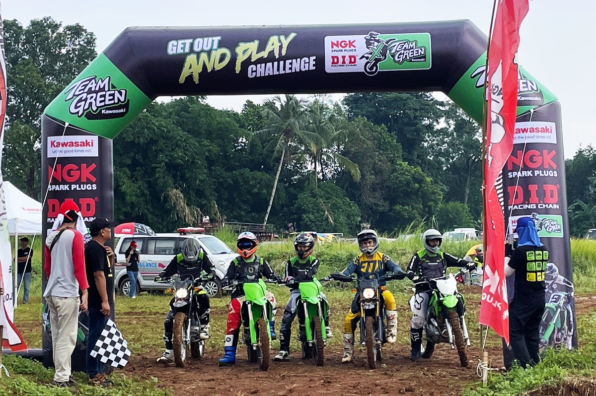 'Get Out & Play Challenge', Kolaborasi NGK, DID dan Kawasaki  
