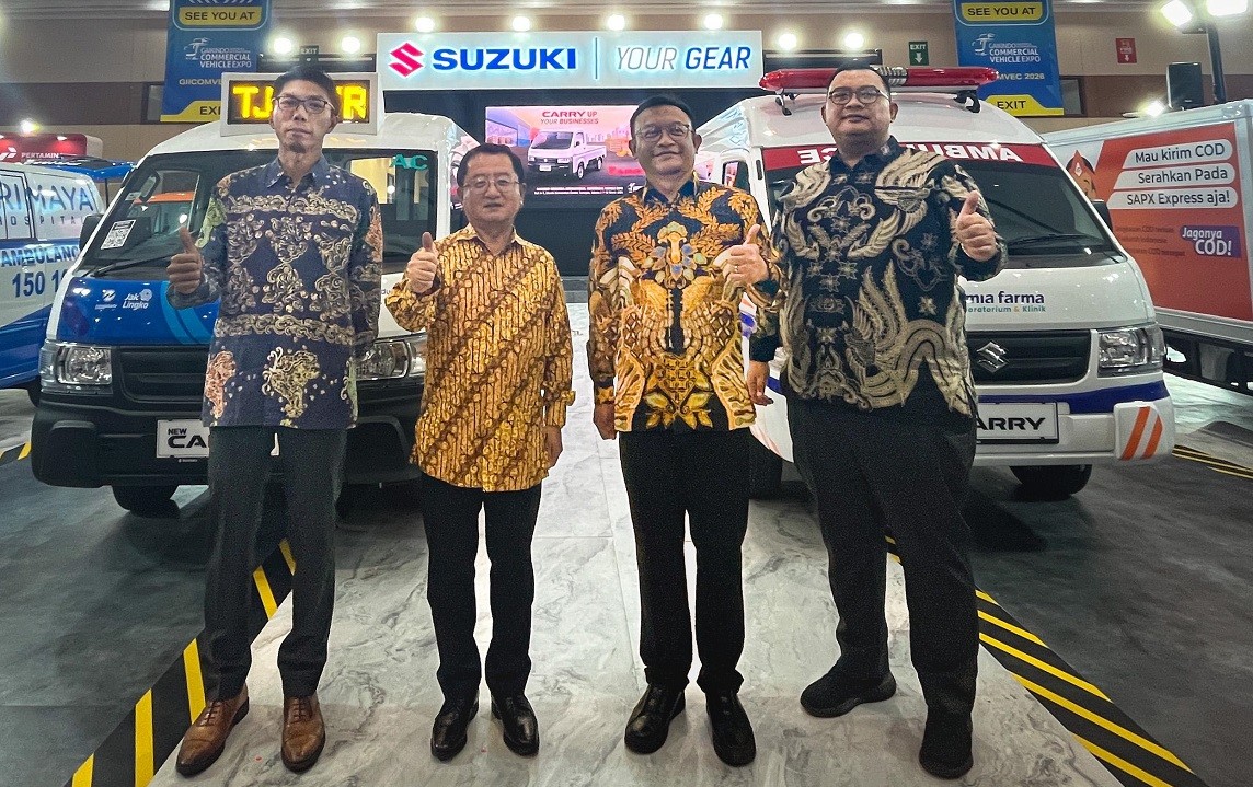 Enam Suzuki New Carry dan APV Untuk Industri Hadir di GIICOMVEC 2024  