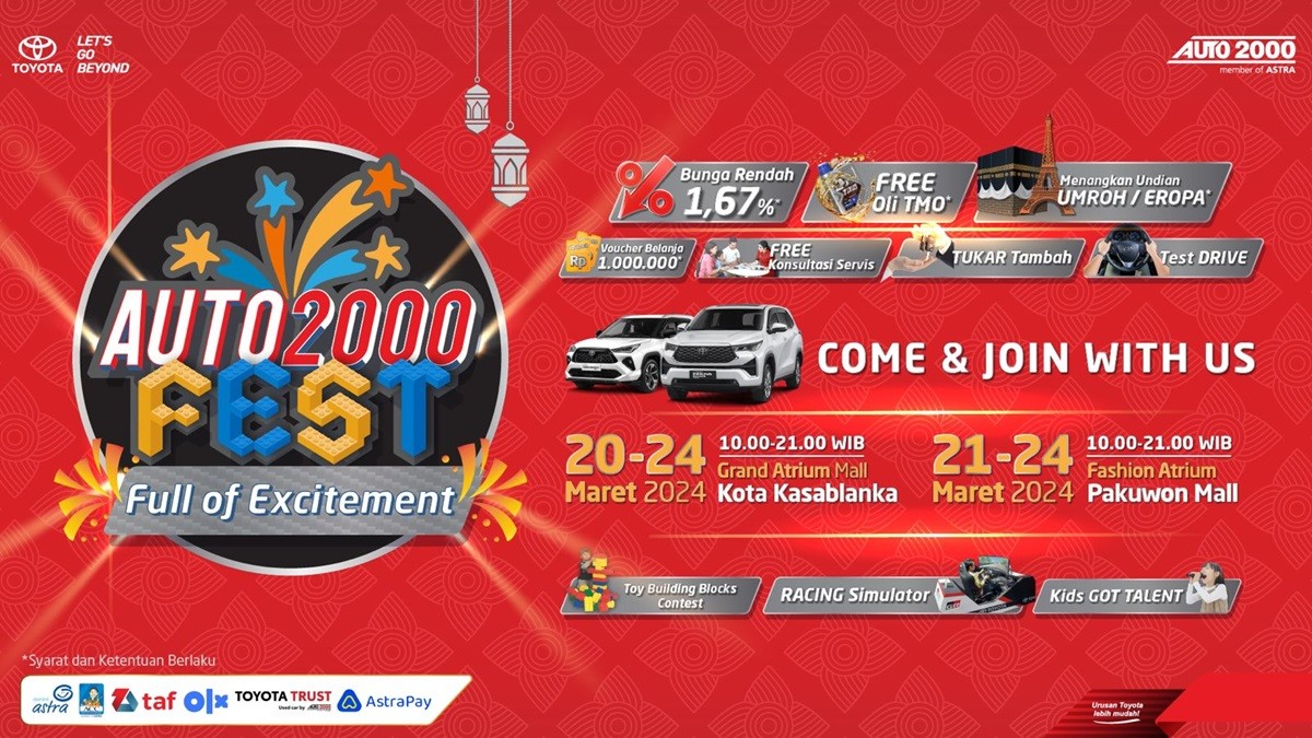 Auto2000 Fest 2024, Dapatkan Pengalaman dan Promo Spesial  