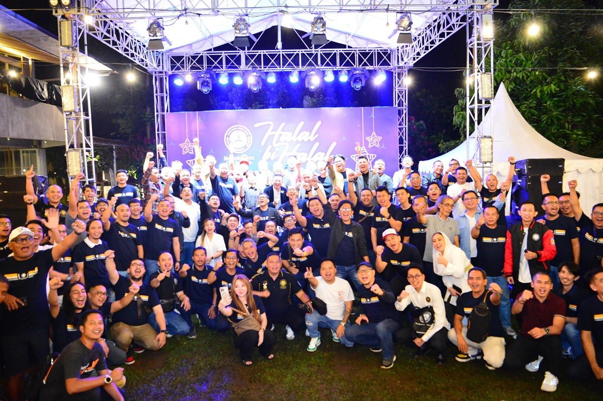 Meriahnya Acara Halal Bihalal Mercedes-Benz Club Indonesia  