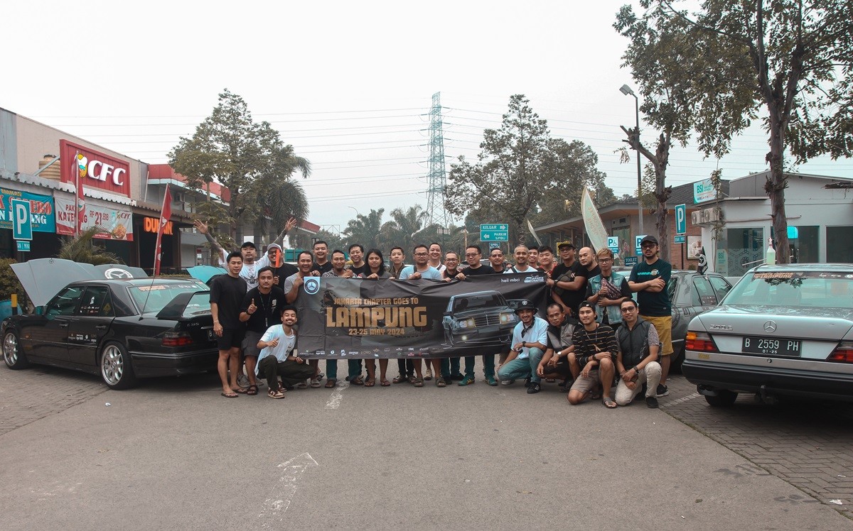 Perjalanan W124 MBCI Jakarta Chapter 'Goes to Lampung'  