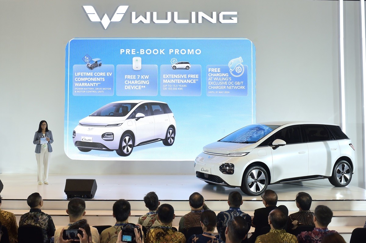 PEVS 2024, Wuling Motors Mulai Buka 'Pre-Booking' Cloud EV  