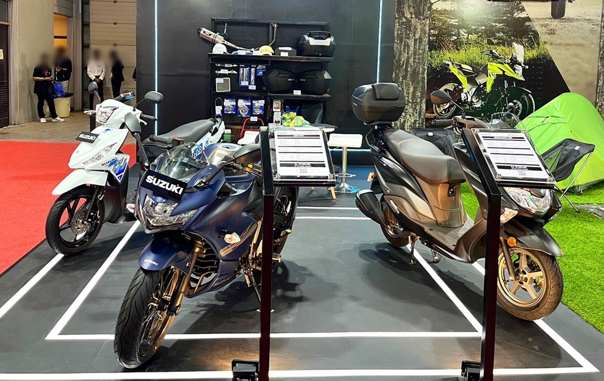Sepeda Motor Andalan Suzuki Mejeng di Jakarta Fair 2024  