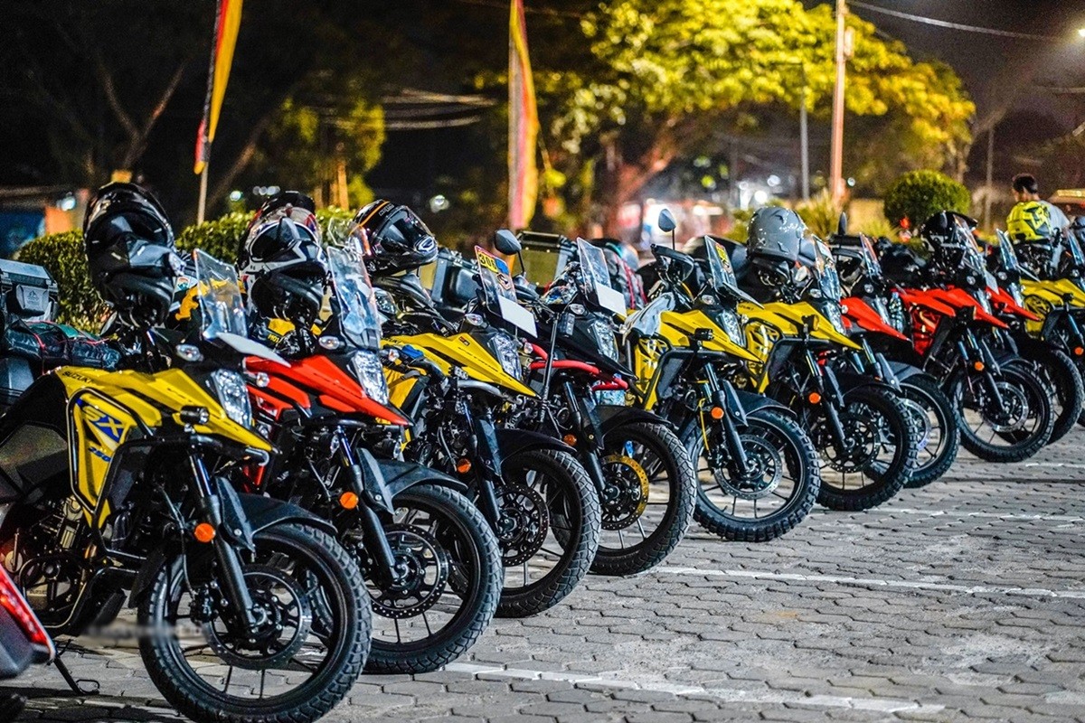 Turing Akbar V-Strom Indonesia Owners, Diikuti 100 Riders  