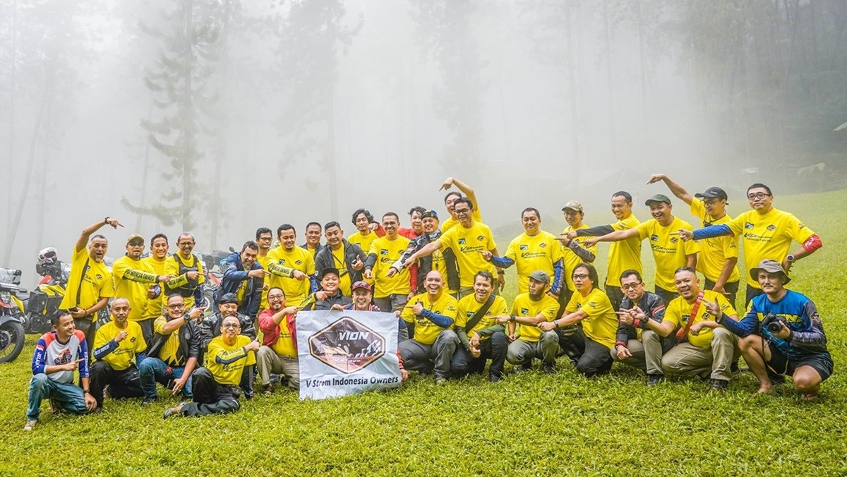 Turing Akbar V-Strom Indonesia Owners, Diikuti 100 Riders  