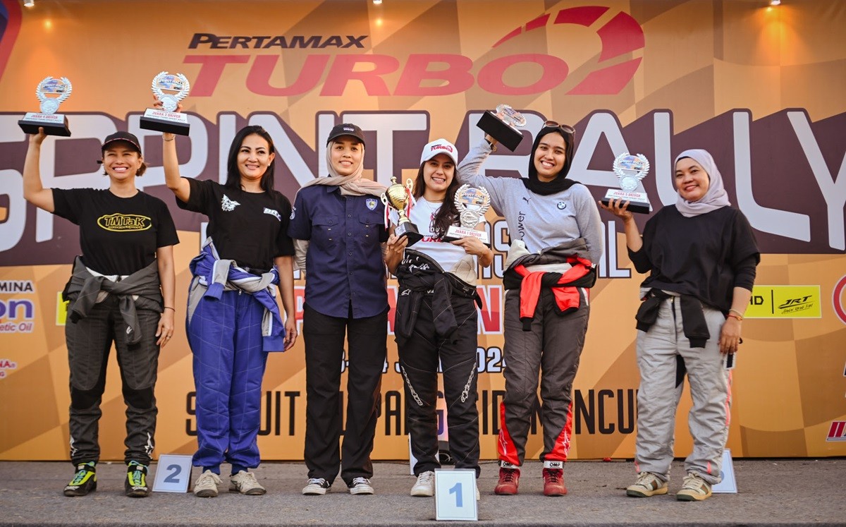 Pembalap Cantik ini Kembali Podium 1 Sprint Rally Putaran Keempat  