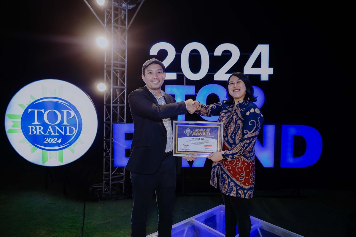 Hadiah Manis 36 Tahun Federal Oil, Raih Top Brand Award 2024  