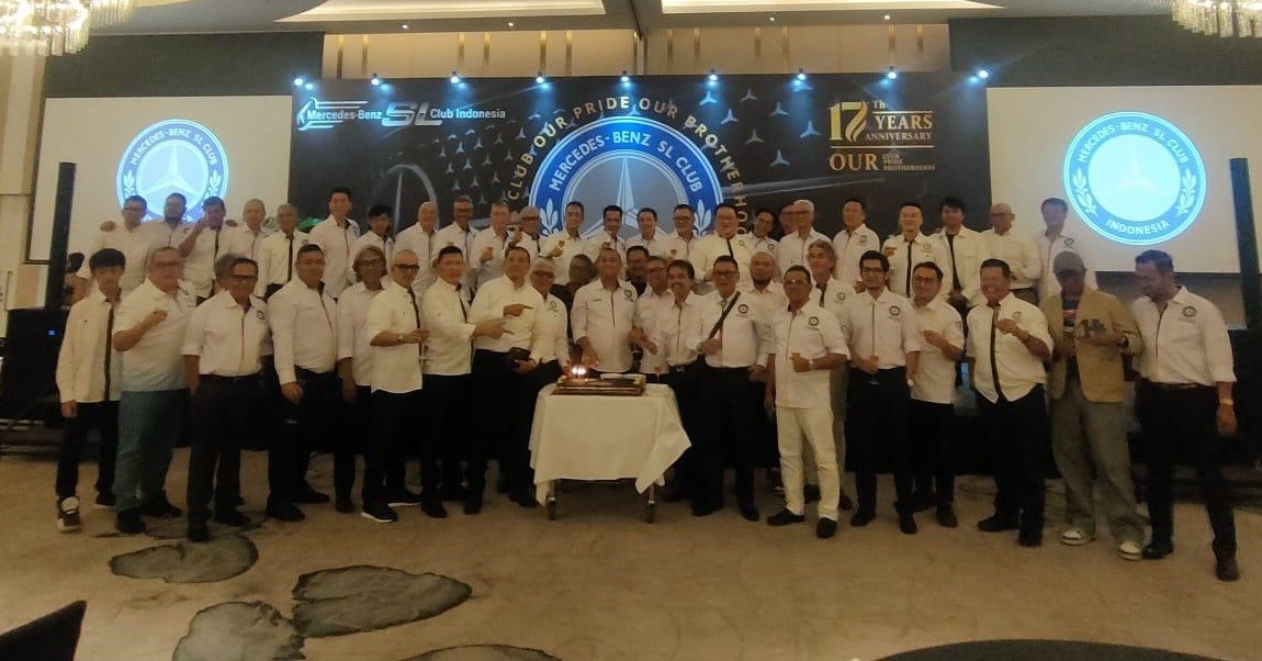 Meriahnya Perayaan HUT ke-17 Mercedes-Benz SL Club Indonesia  