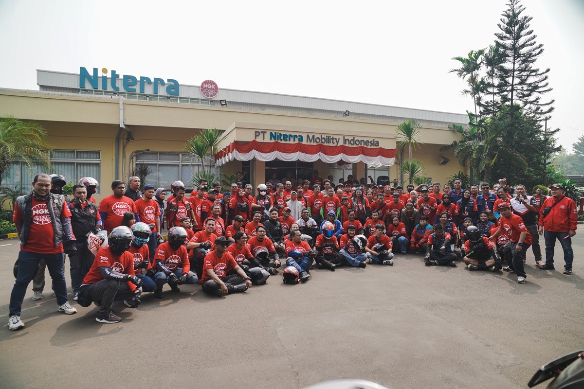 Ratusan Bikers Ikuti 'NGK Gpower x Community Goes to Parjo 2024'  