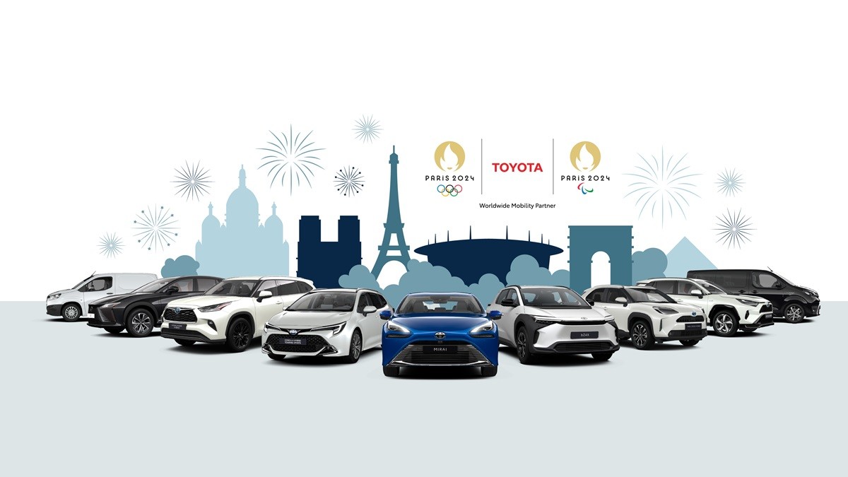 Toyota Siapkan 3.374 Kendaraan Elektrifikasi di Olimpiade Paris 2024  