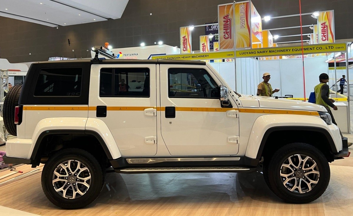 BJ40 Plus Mining Edition Hadir di Mining Indonesia Exhibition  