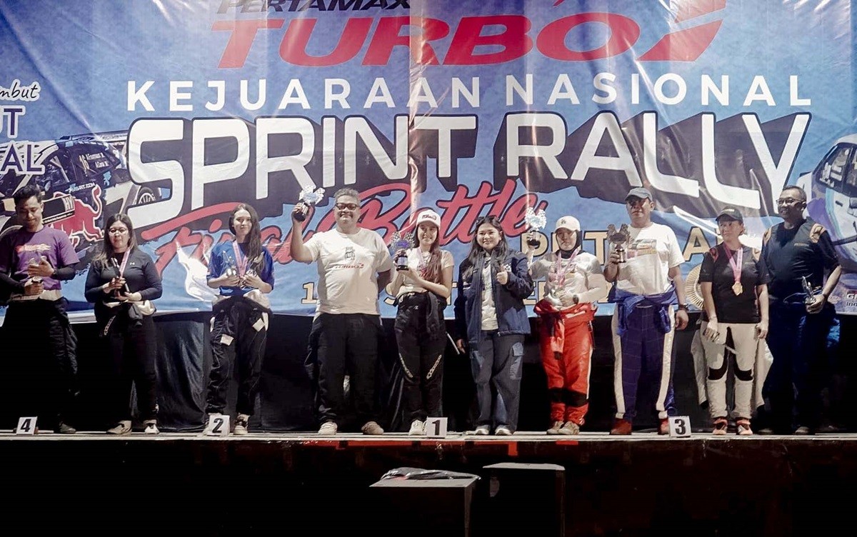 Diva Zahra Naik Podium Kejurnas Sprint Rally 2024 Seri Keenam  