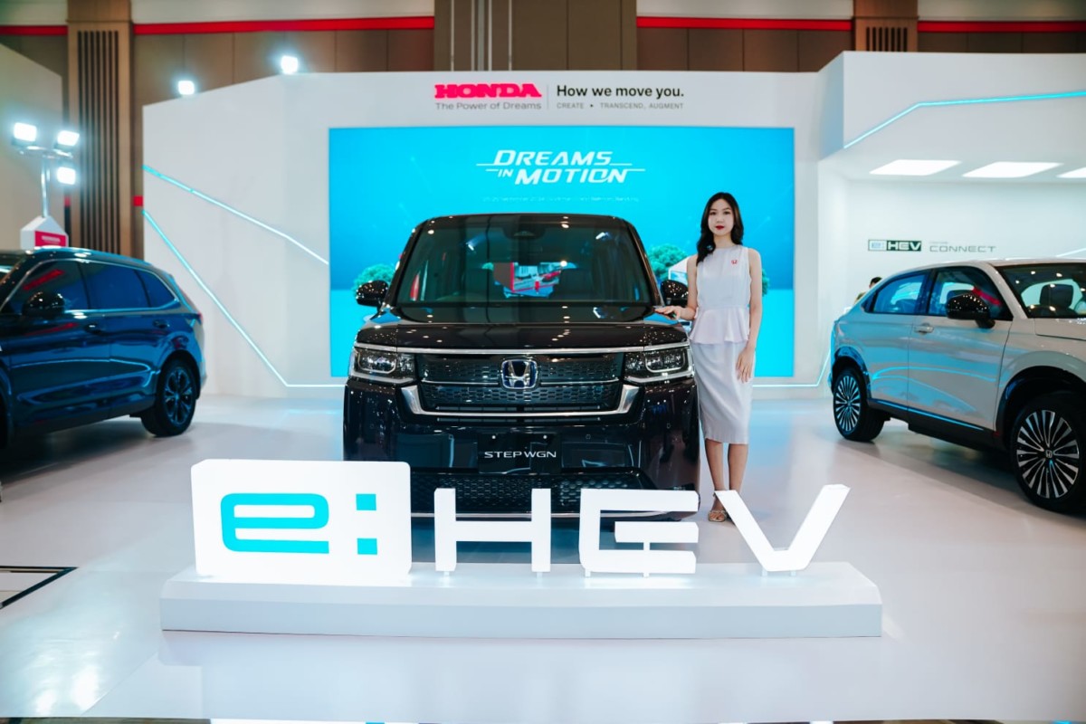 Honda Tampilkan STEP WGN e:HEV dan e:N1 di GIIAS Bandung 2024  