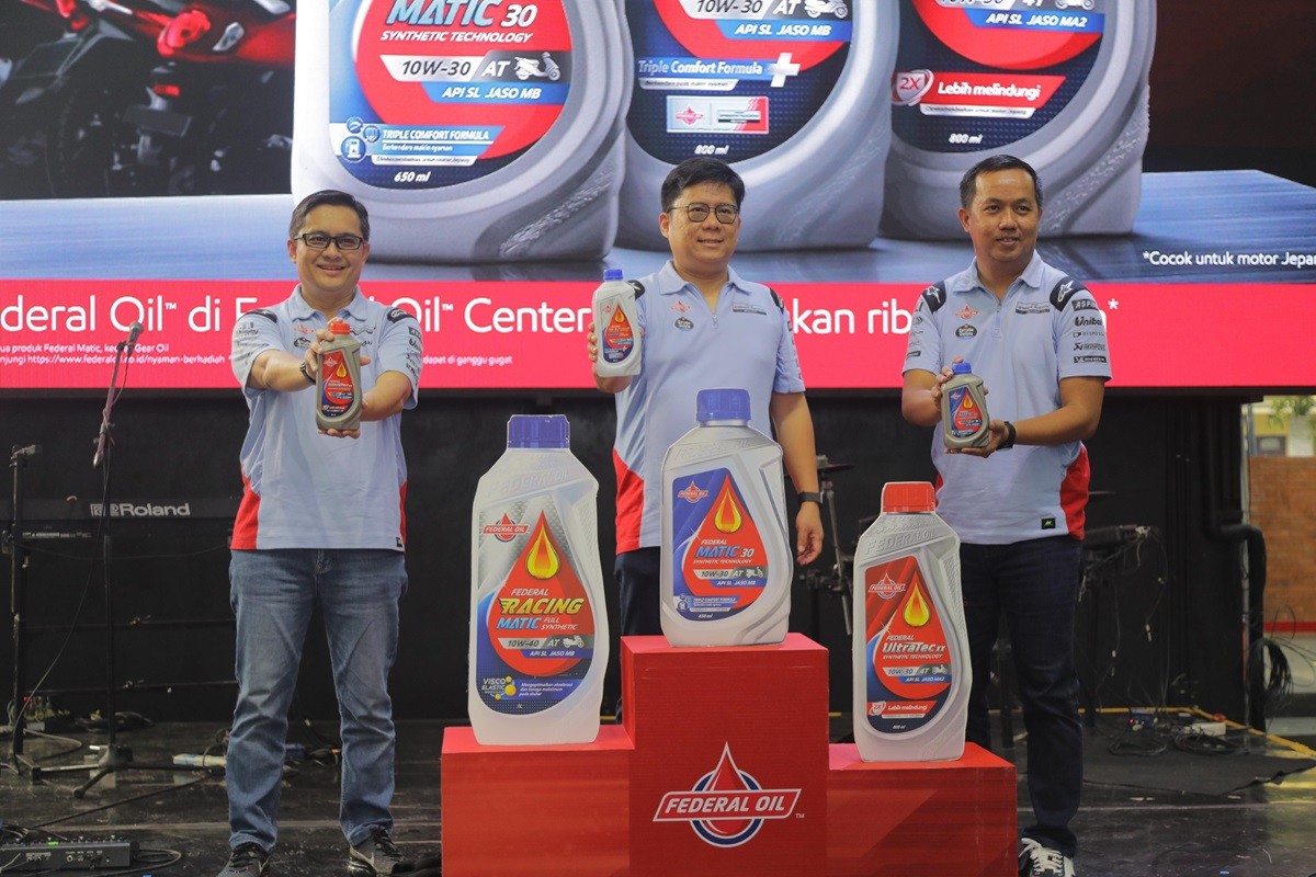 Federal Oil Luncurkan Produk Baru, untuk Skutik dan Motor Manual  