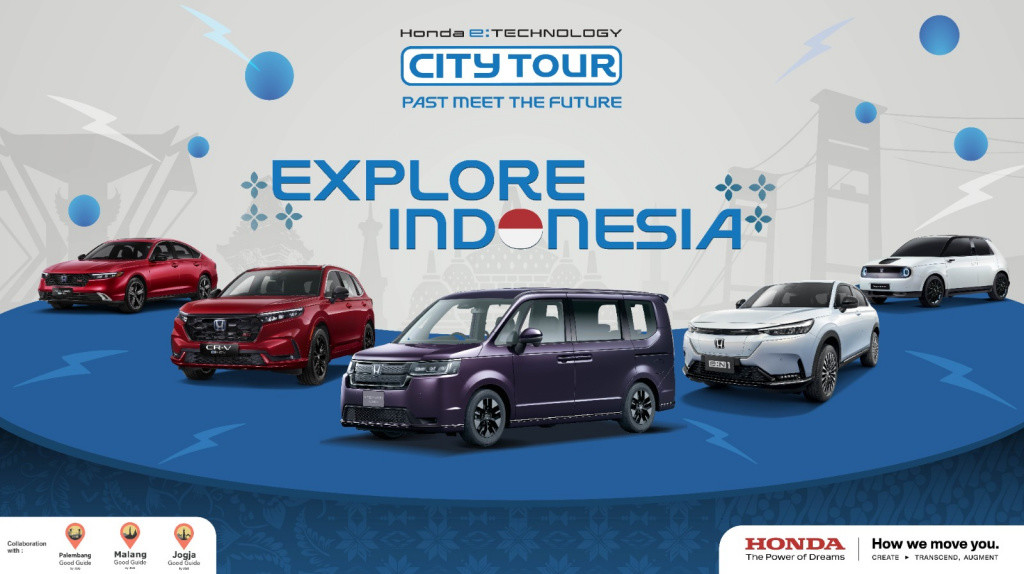 Honda dan Good Guide, Tur Sejarah dengan Kendaraan Elektrifikasi  