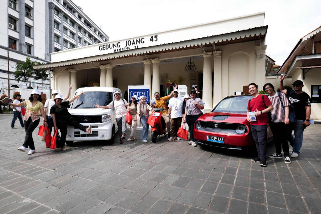 Honda dan Good Guide, Tur Sejarah dengan Kendaraan Elektrifikasi  