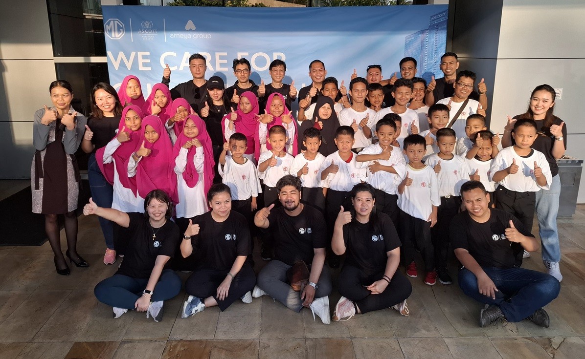 Gelar CSR, MG Motor Indonesia Ajak Anak Yatim Wisata ke TMII  