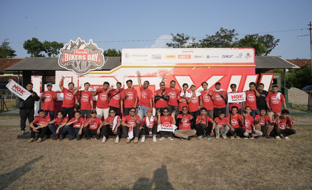 Hadir di Honda Bikers Day, NGK Busi Libatkan Komunitas  