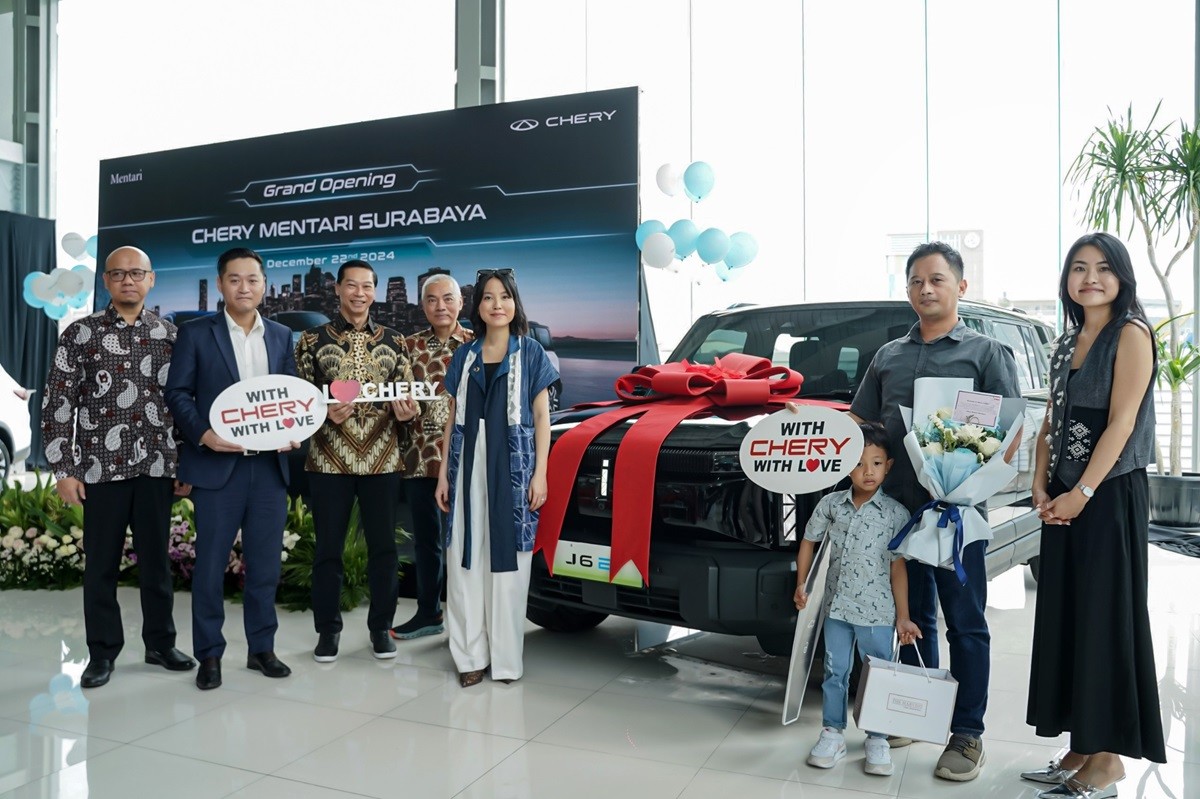 Chery Resmikan Diler di Surabaya, Terbesar di Indonesia  