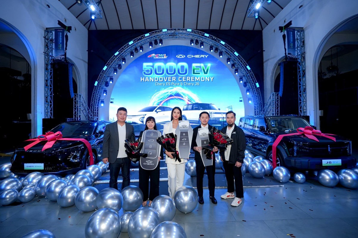 Chery Rayakan Pencapaian 5.000 unit EV di Indonesia  