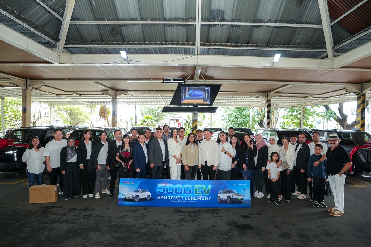 Chery Rayakan Pencapaian 5.000 unit EV di Indonesia  