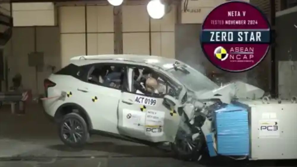 Uji Tabrak ASEAN NCAP, NETA V Dapat Nol Bintang  