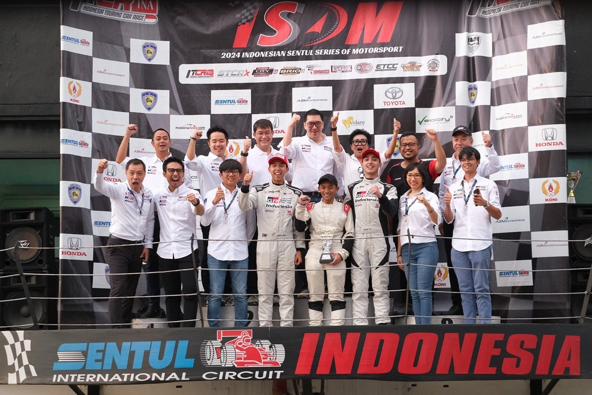 TGRI Juara Nasional Kedua Kelas Rising Star ITCR 1.200  