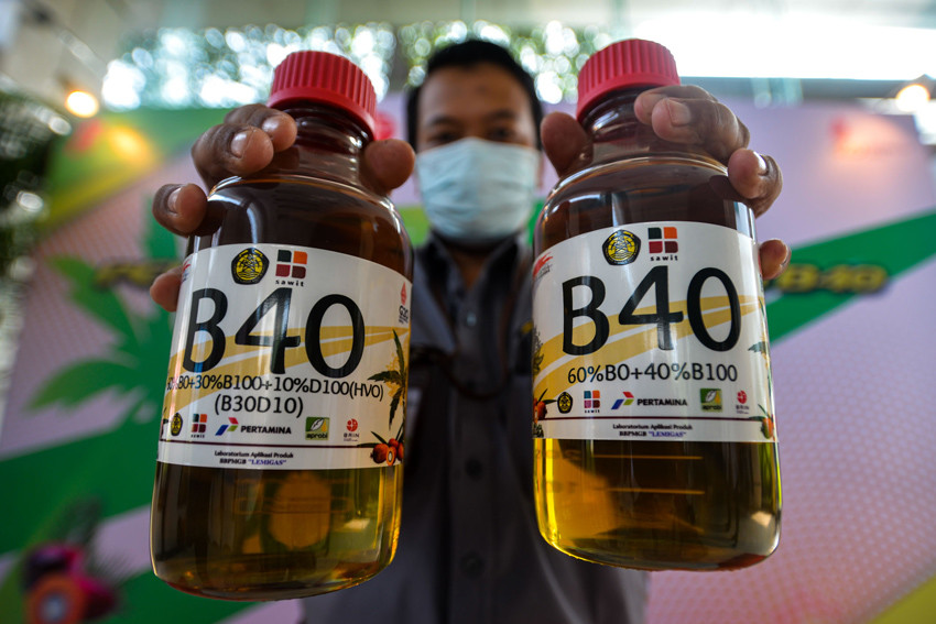 Pemerintah Terapkan Penggunaan BBM Biodiesel B40 Tahun ini  