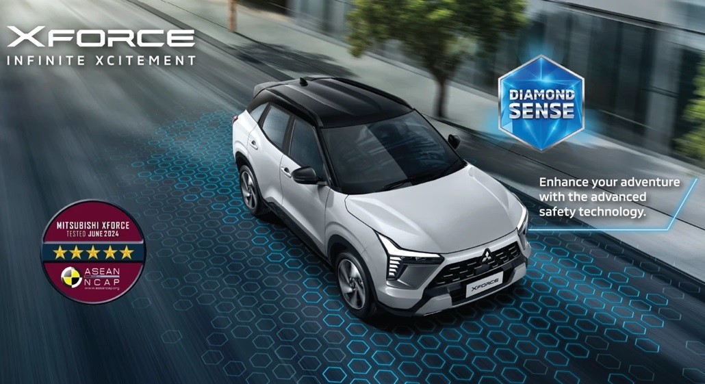 Mengenal Fitur Keselematan Terbaru Mitsubishi XForce, 'Diamond Sense'  