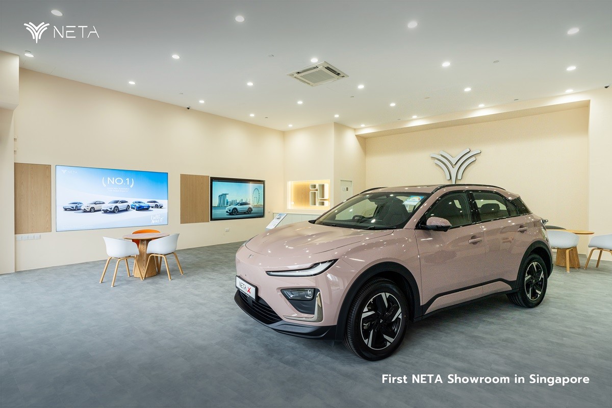 NETA Hadirkan Kendaraan Listrik Inovatif di Singapura Motor Show 2025,  