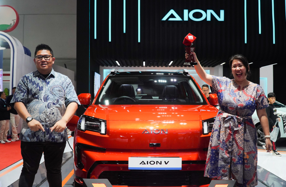 Mampu Tempuh 600 km, AION V Raih 'Best Long Range' di IIMS 2025  