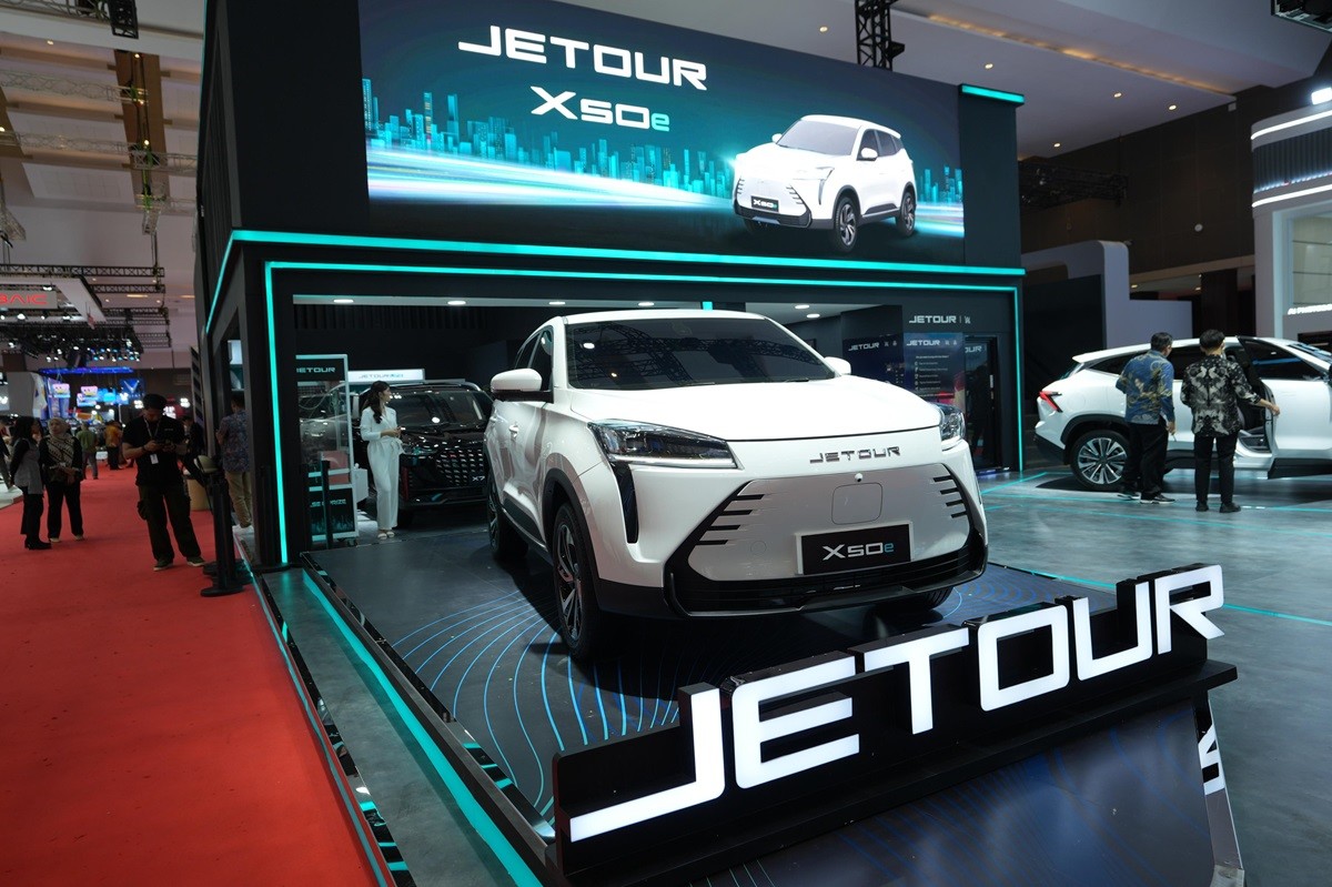 Jetour Indonesia Pamerkan Mobil Listrik X50e, Begini Penampakannya  