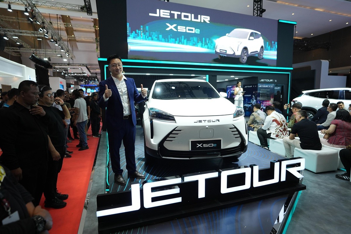 Jetour Indonesia Pamerkan Mobil Listrik X50e, Begini Penampakannya  