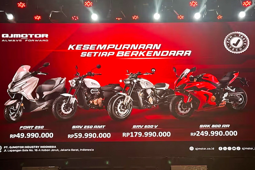 Hadir di Indonesia, QJMotor Bawa Empat Model Sekaligus  