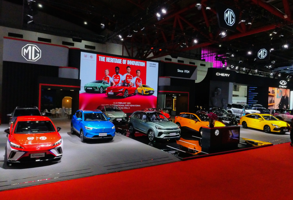 Kendaraan Listrik Dominasi Penjualan MG Motor Selama IIMS 2025  