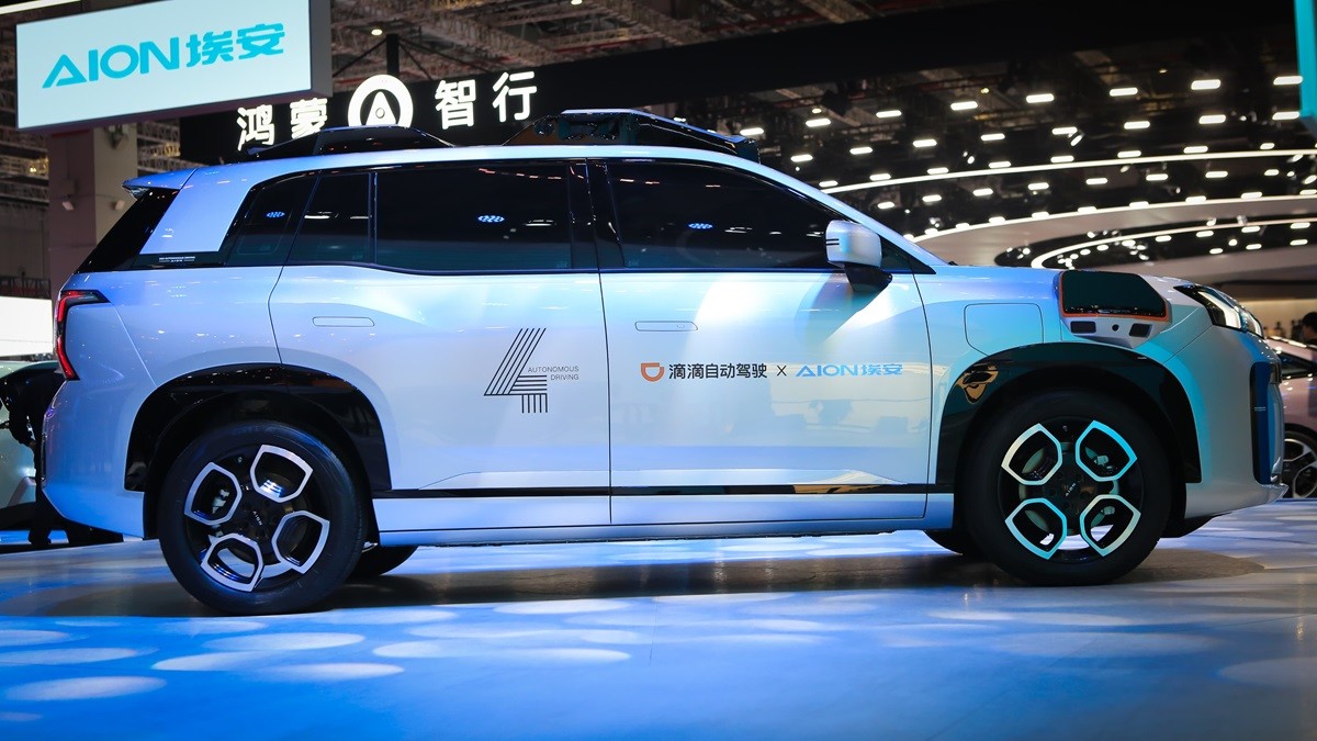 AION DiDi, Mobil Listrik Otonom Tampil di Shanghai Auto Show 2025  