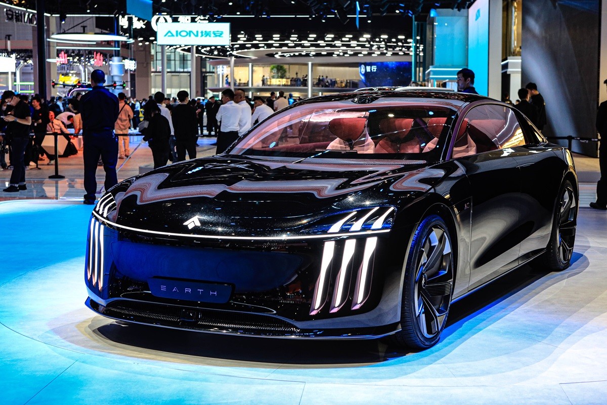 GAC Group Hadirkan Mobil Konsep Hyptec Earth di Auto Shanghai  