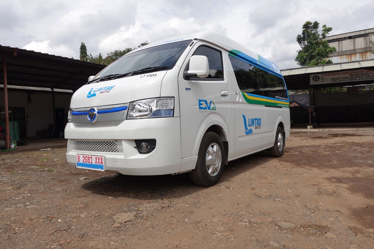 Mobil listrik eView dari Foton Menjadi Armada Lintas Shuttle  