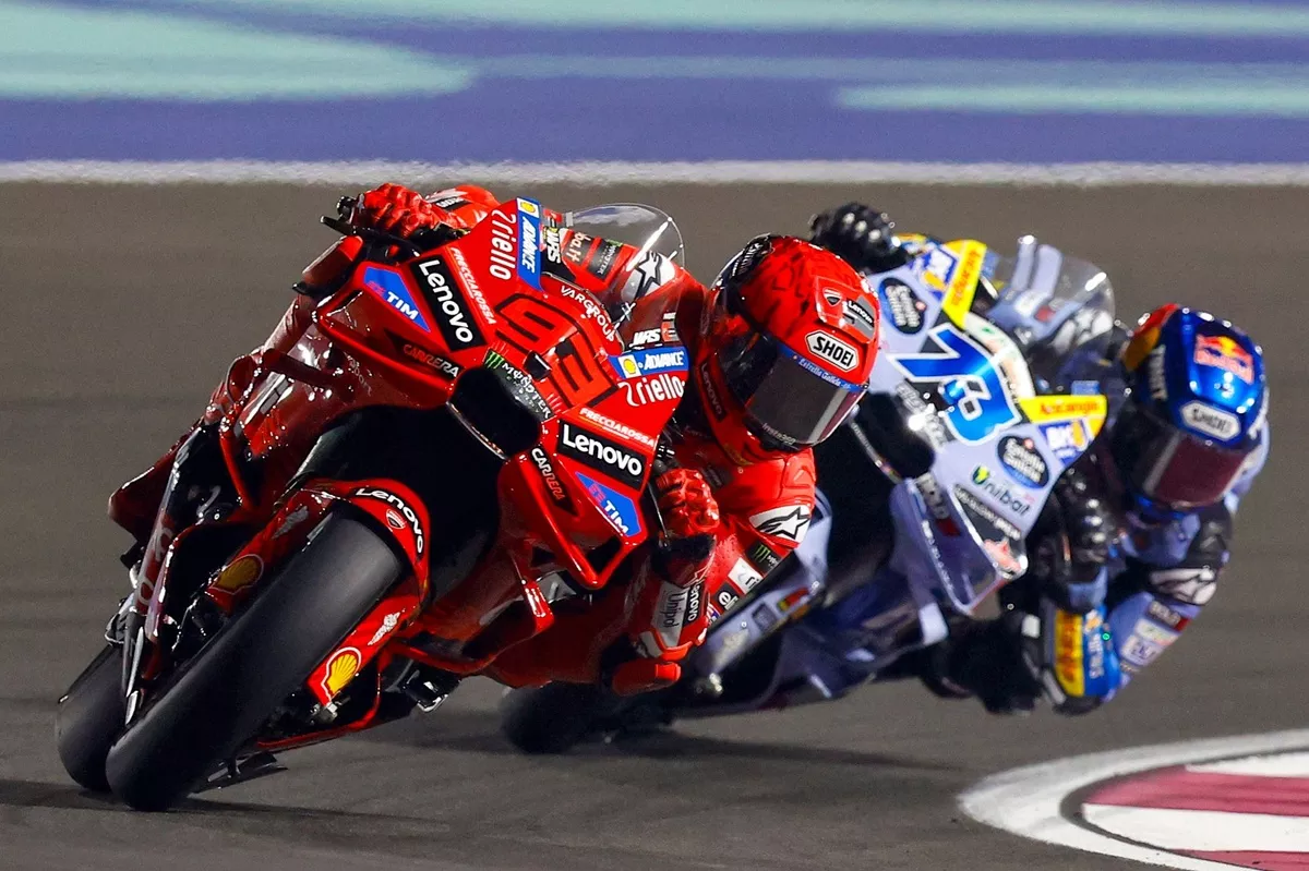 Dapat Perlawanan Sengit, Marc Marquez Juara MotoGP Qatar 2025  