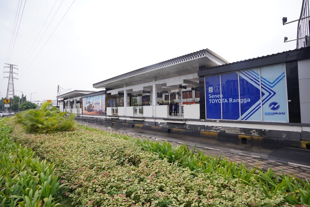 Halte Senen TOYOTA Rangga, Kolaborasi Toyota dan Transjakarta  