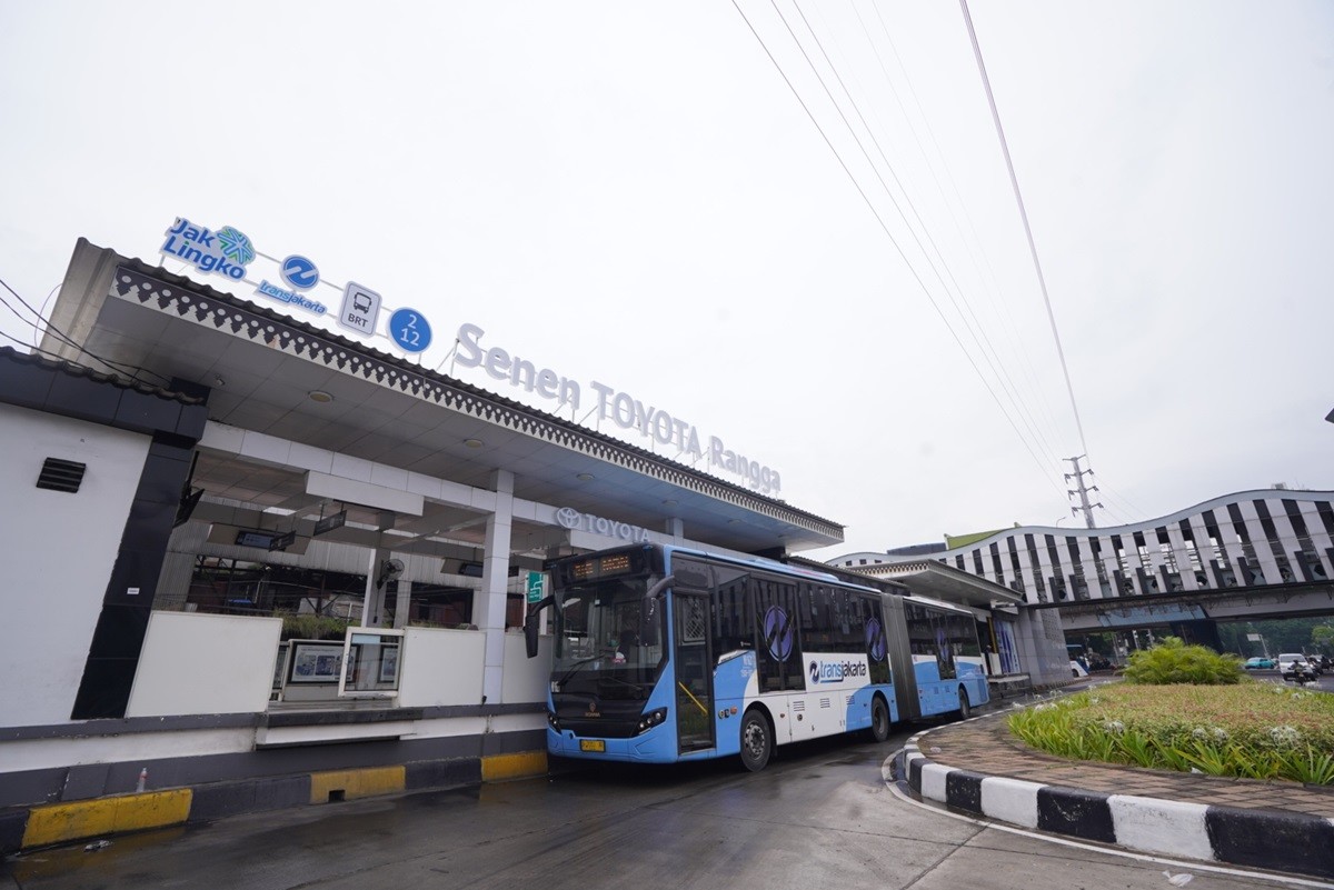 Halte Senen TOYOTA Rangga, Kolaborasi Toyota dan Transjakarta  