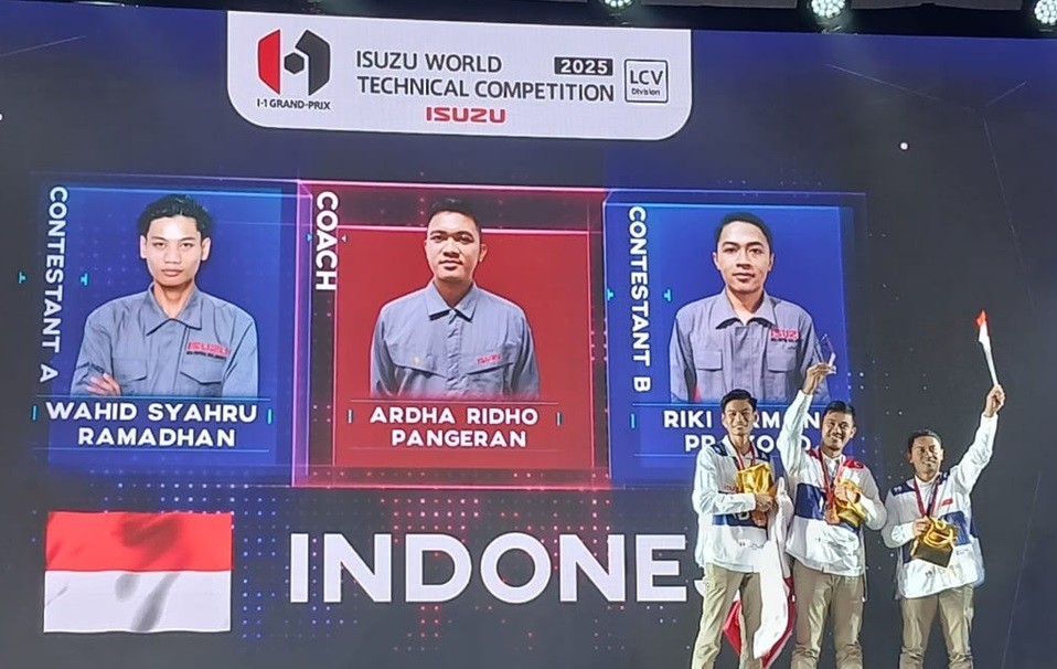 Prestasi Isuzu Indonesia di Kompetisi Mekanik Isuzu Dunia  