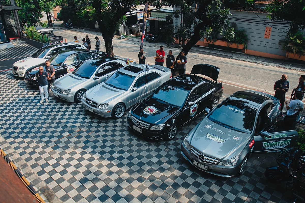 MB Club INA Resmi Lepas Peserta Turing 'Tour de Sumatera'  