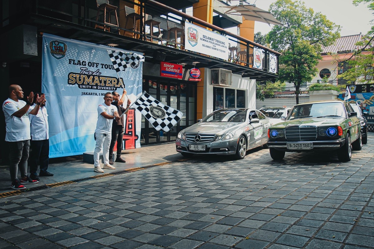 MB Club INA Resmi Lepas Peserta Turing 'Tour de Sumatera'  