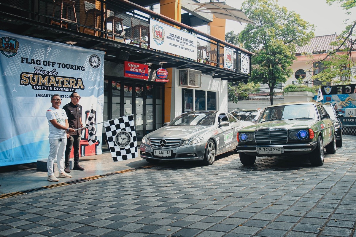 MB Club INA Resmi Lepas Peserta Turing 'Tour de Sumatera'  
