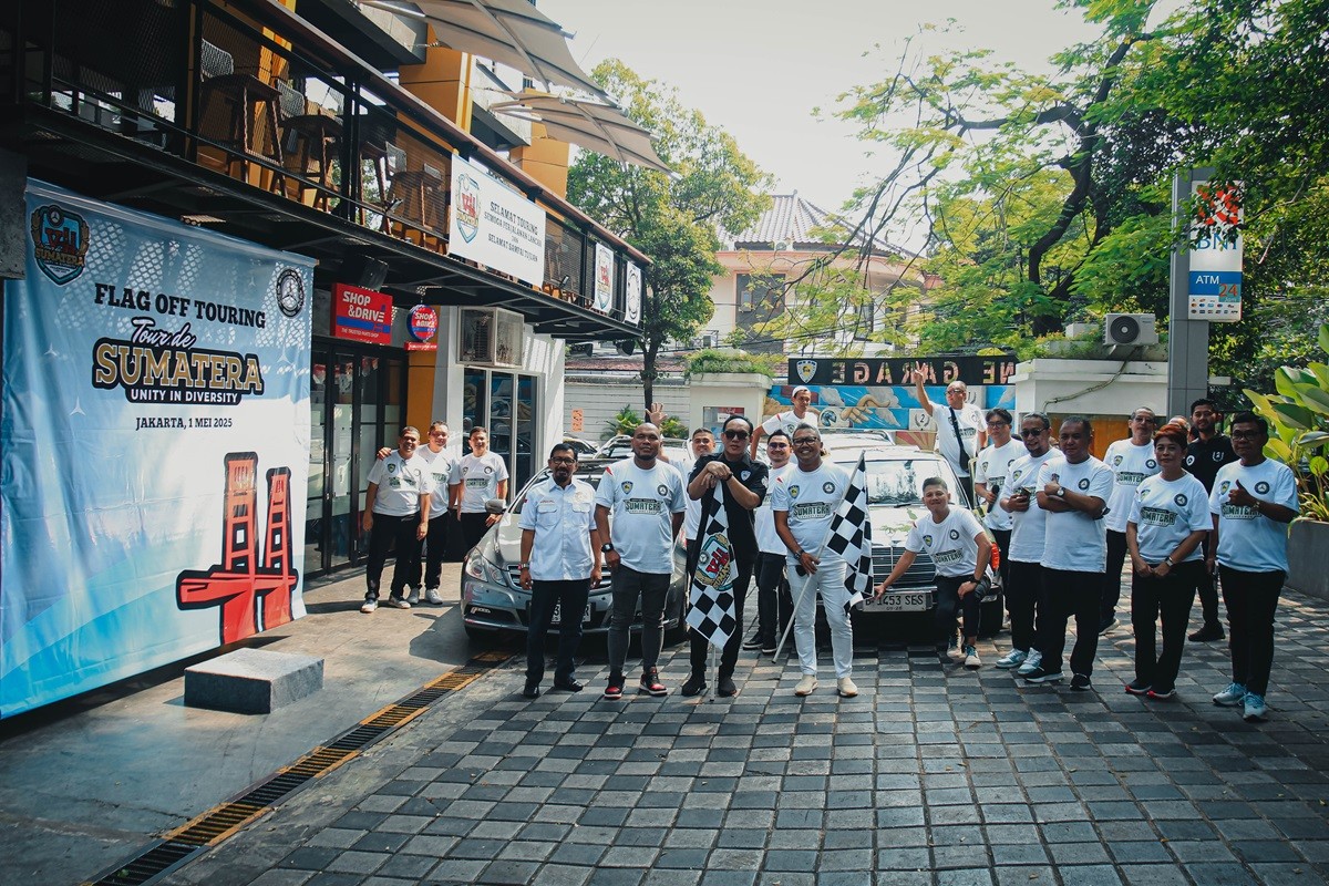 MB Club INA Resmi Lepas Peserta Turing 'Tour de Sumatera'  