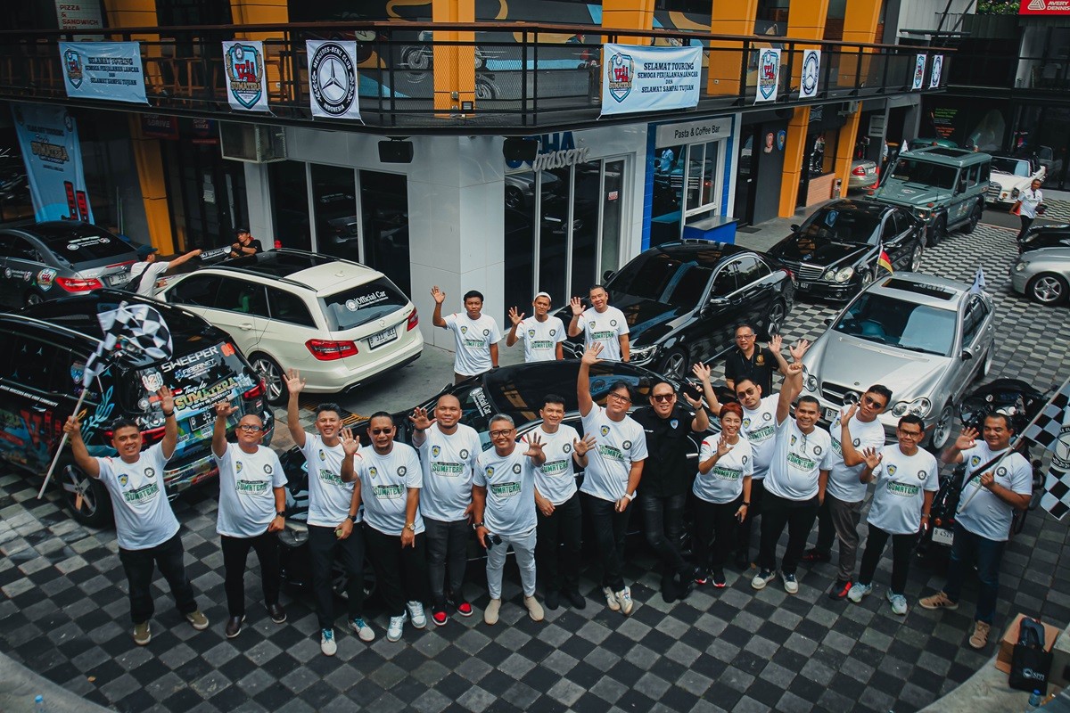 MB Club INA Resmi Lepas Peserta Turing 'Tour de Sumatera'  